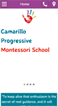 Mobile Screenshot of camarillomontessorischool.com
